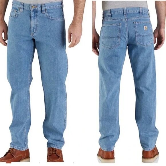 Carhartt Denim Straight Leg Men’s Jeans - Picture 1 of 13